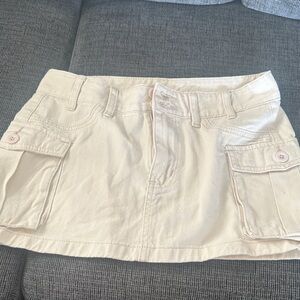 Cargo mini skirt
